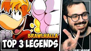 JOGUEI COM TOP 3 LEGENDS DO BRAWLHALLA