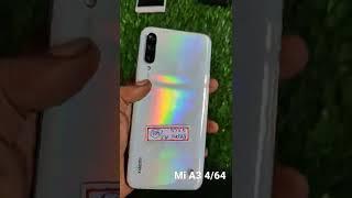 Mi A3 4/64 display finger print show room condition