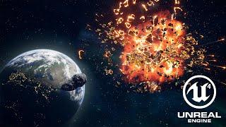 Asteroid Explosion in Unreal Engine - Real Time VFX