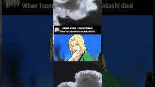 When Tsunade realised that Kakashi died #shorts