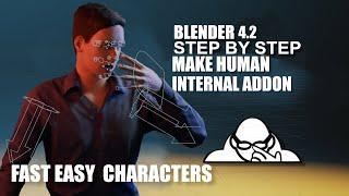 FREE Animatable Characters in Minutes! MakeHuman for Blender 4.2 (Beginner-Friendly)