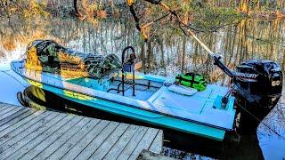114 Miles Solo Camping on Micro Skiff - Mobile River Delta