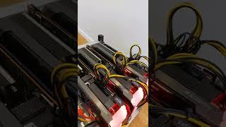 AMD 6900 XT power connectors crypto mining