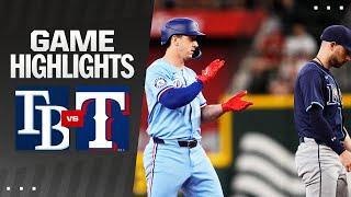 Rays vs. Rangers Game Highlights (7/7/24) | MLB Highlights