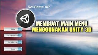 Cara Membuat Main Menu Di Unity 3D