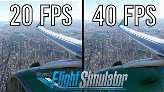 GET MORE FPS on Microsoft Flight Simulator! ENABLE FRAME GENERATION!