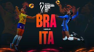  ITA vs.  BRA - Highlights  Semi Finals| Women's World Championship 2022