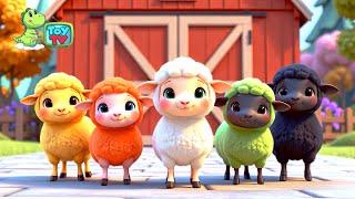 learn Color with Baa Baa Black Sheep Song  Nursery Rhymes & Kids Songs