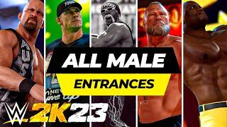 WWE 2K23: ALL MEN ENTRANCES & OUTROS | PS5 (4K HDR/60FPS)