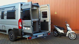 Portamoto da 150 kg per Ducato, Jumper & Boxer: Sicurezza e Affidabilità per i Tuoi Viaggi in Moto!