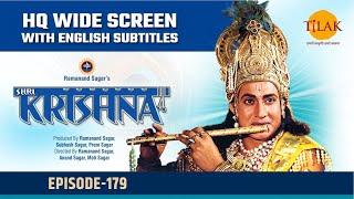 Sri Krishna EP 179 - आचार्य द्रोण का वध | HQ WIDE SCREEN | English Subtitles