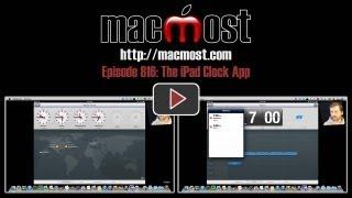 The iPad Clock App (MacMost Now 816)