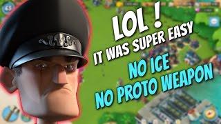 Boom Beach Hammerman Strike Back Strategy - Defend with No Ice and No Prototype Weapon 17.04.2017