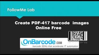 Free Online PDF-417 Barcode Image Generator