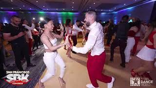 Panagiotis Aglamisis & Scarlett Medrano ~ social dancing @ San Francisco SBK Congress 2022