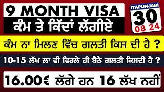 ਕੰਮ ਕਿੱਦਾਂ ਮਿਲ ਸਕਦਾ ਹੈ ? 9th month Italy Work Visa - Decreto Flussi Stagionali 2023-2024-2025 -