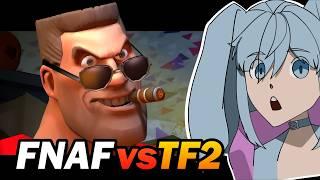 FNAF vs TF2 (1 & 2) with Bunny Vtuber - Torineesan Reacts