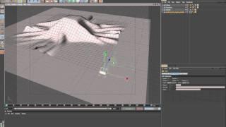 Cinema 4D - animation about removing cloth from static object