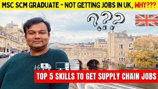 MSc Supply Chain graduate and not getting job? This video will surely help you get the job in the UK