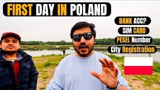 YOUR FIRST DAY IN POLAND  | Things to do Right After Arriving in Poland| Work Permit Poland