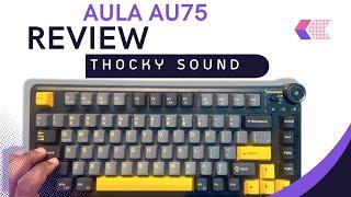 AULA AU75 Unboxing & Sound Test | Best Mechanical Keyboard 2024?