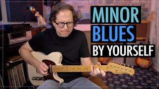 Minor Blues Jam - By Yourself on Guitar - Blues Guitar Tutorial - EP427