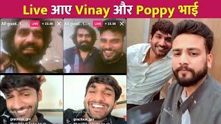 Vinay Yadav & Poppy Bhai Live After Elvish Yadav's Release !