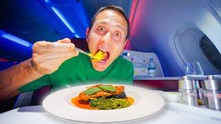 Qatar Airways Business Class - FOOD REVIEW!!  Bangkok to Doha to Milan