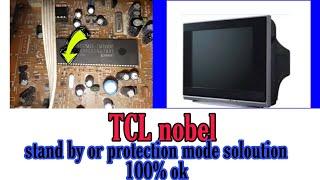 nobel crt tv standby fix in urdu hindi