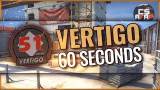 VERTIGO in 60 seconds (T-side smokes as fast as possible) | CS afap