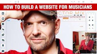 How To Build A Website - Musician Website Tutorial!