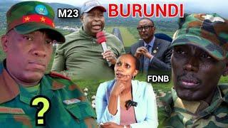 GEN.MASUNZU YARASHWE NA M23 AREMBEYE I BURUNDI SCOVIA YUMIWE M23 YAMURASANYE // M23 NA FARDC