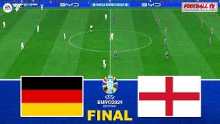 GERMANY vs ENGLAND - UEFA EURO 2024 FINAL | Full Match All Goals | FC 24 Gameplay