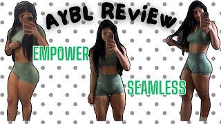 AYBL EMPOWER SEAMLESS REVIEW | FULL GLUTE DAY IN IT