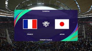 France U23 vs Japan U23 (17/07/2024) U23 Friendly PES 2021