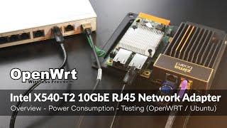 OpenWRT - Intel X540-T2 10GbE RJ45 Network Adapter (Made by Inspur)