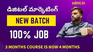 Digital Marketing Course in Hyderabad -Call 7386603165 -  Best Training in Telugu | 100% Placement