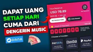 Dapat Uang  - Cuma Dari Dengerin Music - Cara Menghasilkan Uang Dari Internet