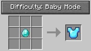 Minecraft UHC but on "baby mode" difficulty...