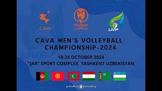 Maldives - Tajikistan. CAVA Men’s Volleyball Championship 2024 Tashkent, Uzbekistan.