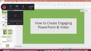 How to use Kaltura to record voice over Powerpoint on Blackboard