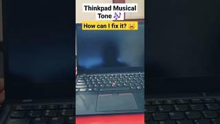 Lenovo Thinkpad Musical Tone Error at boot up - Black screen beeping error #shorts