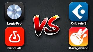 Which iOS DAW Sounds Best? // GarageBand VS Logic Pro for iPad VS Cubasis 3 VS BandLab