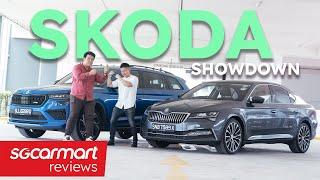 Skoda Head-to-Head with the Kodiaq RS and Superb | Sgcarmart Reviews