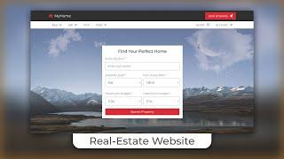 How To Make A Responsive Real-Estate Website Design Using HTML/CSS/JS From Scratch