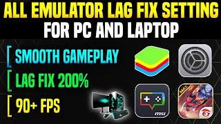 How To Fix Free Fire Lag Issue In Bluestacks || Solve Free Fire Lagging Issue In Laptop And PC