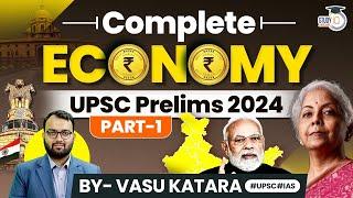 Indian Economy Marathon: Concepts + MCQs | UPSC CSE Prelims | Part -1 | StudyIQ IAS