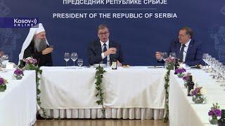 Beograd, Sastanak predsednika Vučića,  patrijarha Porfirija i  predsednika Dodika