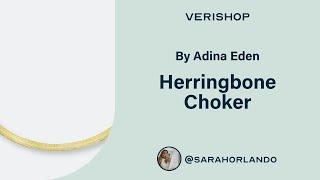 By Adina Eden Herringbone Choker Review