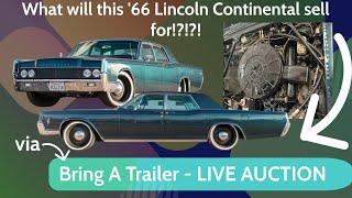 BAT Listing Review - 1966 Lincoln Continental - What Will It SELL For?